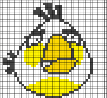 Angry Birds вышивка