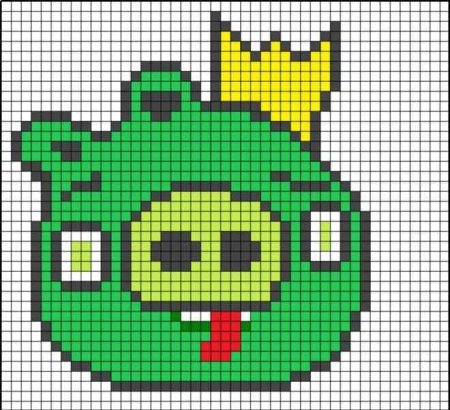 Вышивка крестом Angry Birds