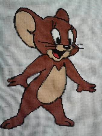 Том и Джерри вышивка