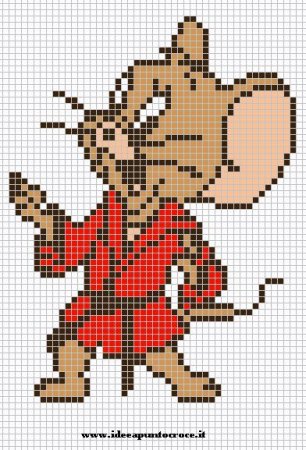 Джерри вышивка крестиком