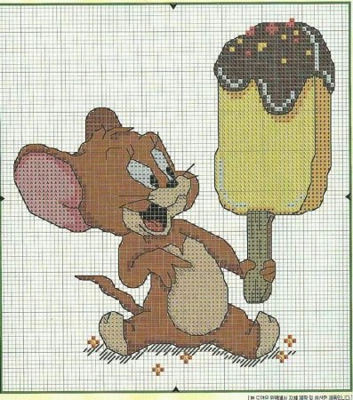 Вышивка крестиком из мультиков