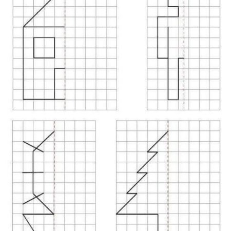 Срисуй по образцу для дошкольников