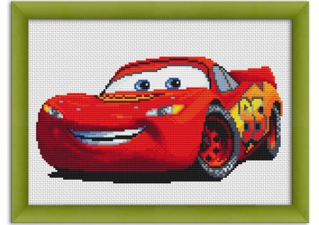 Молния Маккуин вышивка крестом