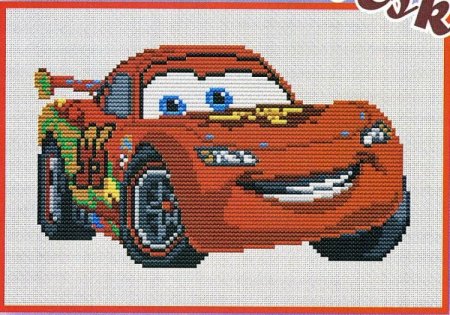 Вышивка машинки для мальчика