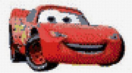 Пиксельный молния Маквин