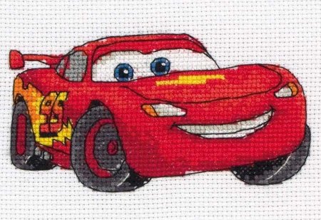 Молния Маккуин крестом