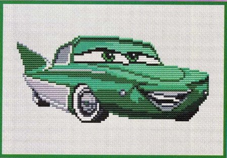 Вышивка крестиком машинки