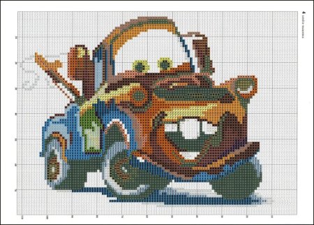 Вышивка крестом машина автомобиль