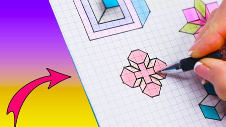 Рисунки по клеточкам 3д Лум планет