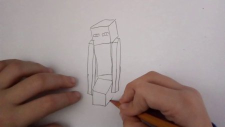 Рисунок ЭНДЕРМЕНА карандашом
