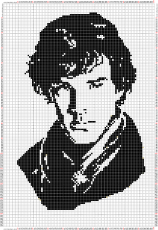 Вышивка Бенедикт Камбербэтч