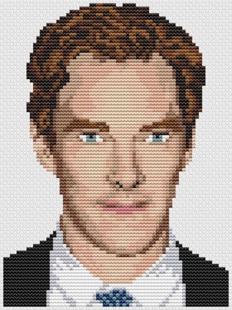 Вышивка крестом Бенедикт Камбербэтч