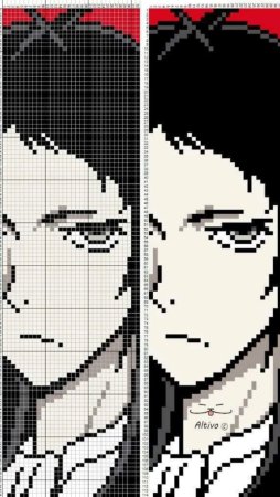 Схема жаккардового узора Дисней