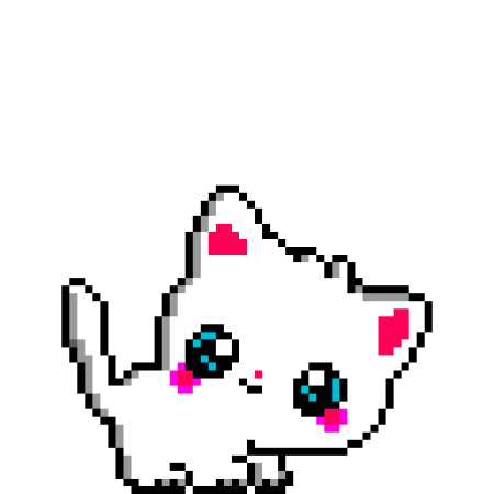 Котик из пикселей