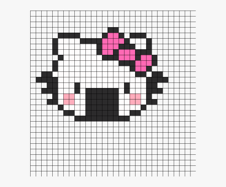 Тоторо по клеточкам в тетради