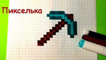 Рисунки по клеточкам из МАЙНКРАФТА