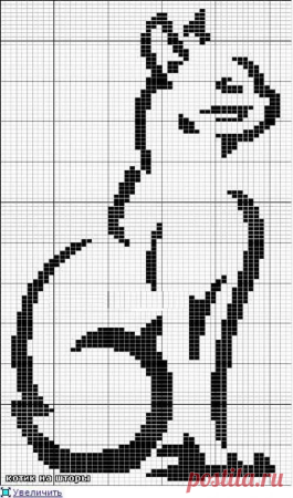 Схемы вышивки крестом черно-белые