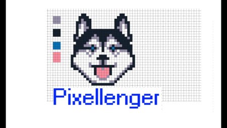 Рисунки по клеткам черные