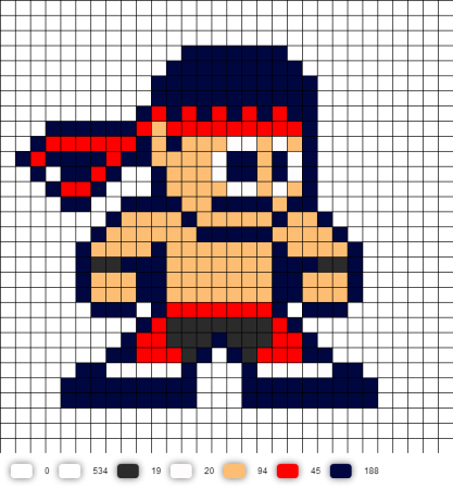 Изображение из пикселей