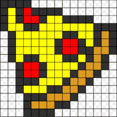 Рисование по клеточкам еда