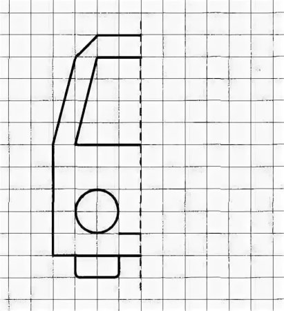 Дорисуй вторую половину