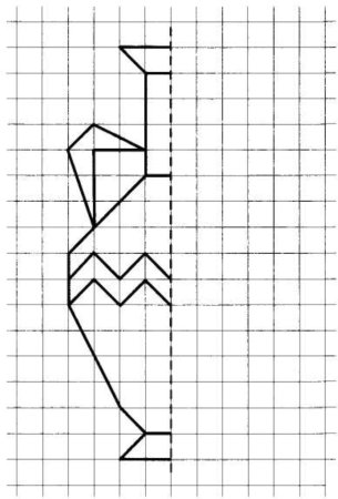 Симметрия задания для детей