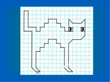 Рисование животных по клеточкам для детей