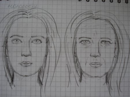 Портрет по клеточкам для начинающих