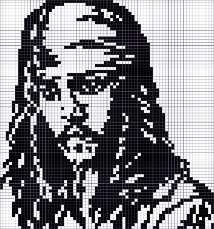 Японские кроссворды Джек Воробей 70 75