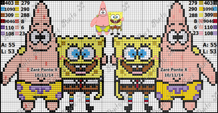 Патрик вышивка крестом