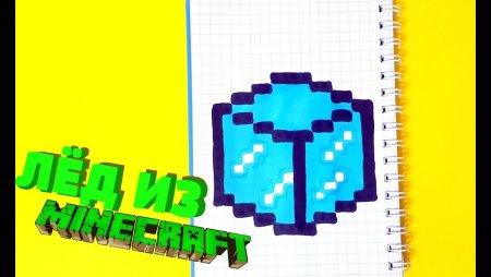 Как нарисовать майнкрафт по клеточкам