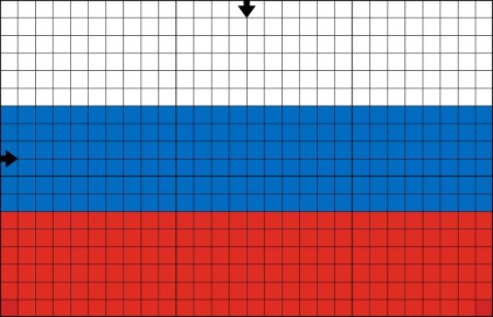 Схема вышивки «Герб России на триколоре» - Схемы автора «rybka6» - Вышивка крестом