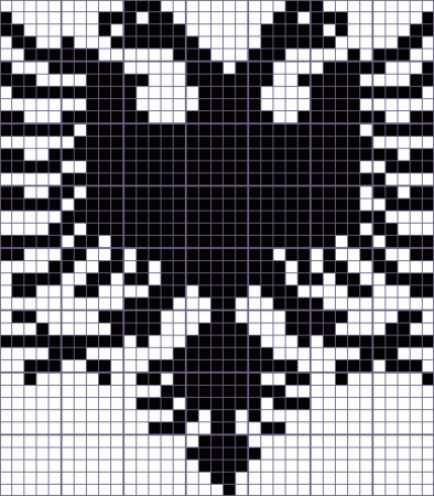 Двуглавый Орел по клеткам