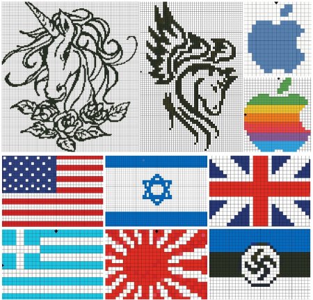 Флаг с вышивкой