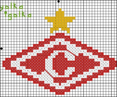 Эмблема вышивка крестом