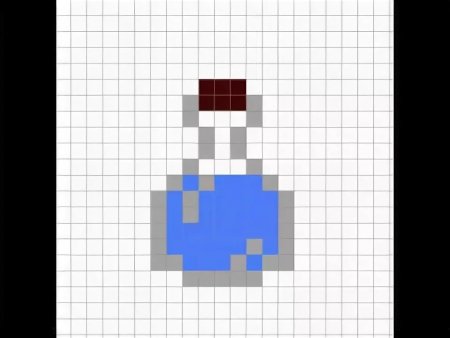 Зелье в МАЙНКРАФТЕ по клеточкам