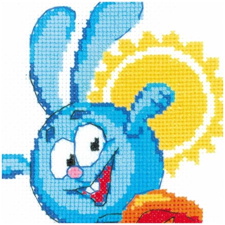 Вышивка крестом Смешарики Крош