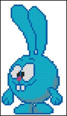 Вышивка крестом Смешарик Крош схема