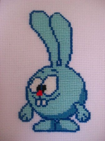 Вышивка крестом Смешарик Крош схема