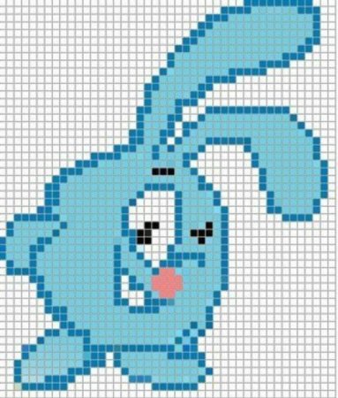 Вышивка крестом Смешарики Крош