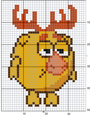 Рисунки по клеточкам персонажи