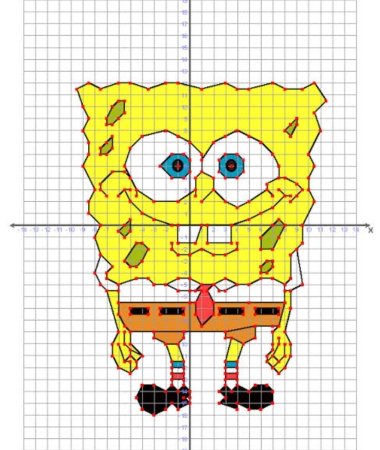 Рисунки на миллиметровой бумаге