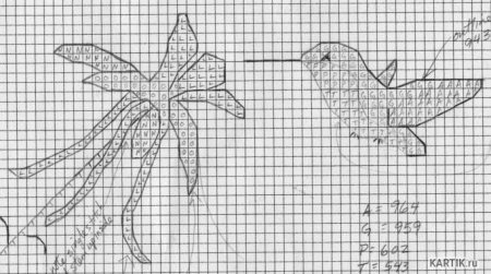 Красивые рисунки на миллиметровой бумаге