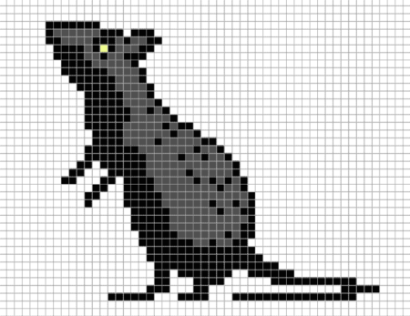 Мышка по клеточкам