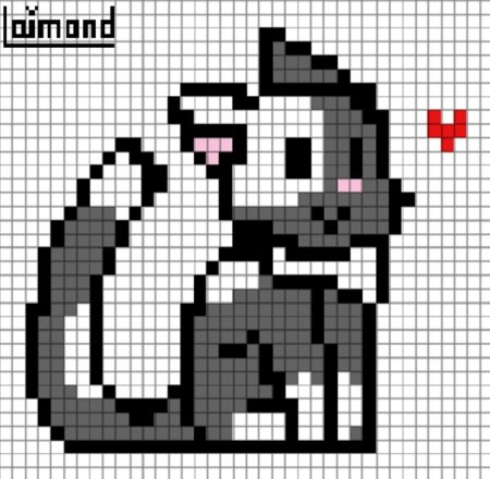 Животные по клеточкам маленькие