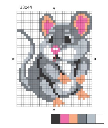 Рисунки по клеточкам маленькие