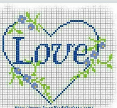 Рисунки крестиком по клеточкам