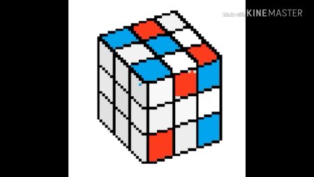 Кубик по клеткам