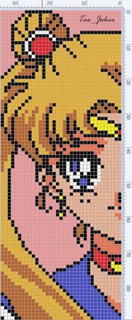 Вышивание крестиком аниме сейлормун