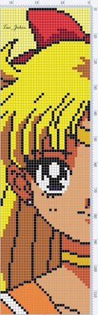 Фенечка Сейлор Мун схема